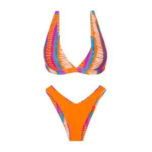 Product Back: Rio De Sol Ensemble Set Stripes Alba Cali