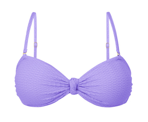 Product Front: Rio De Sol Haut Top Bora-Lavanda Bandeau-Joy