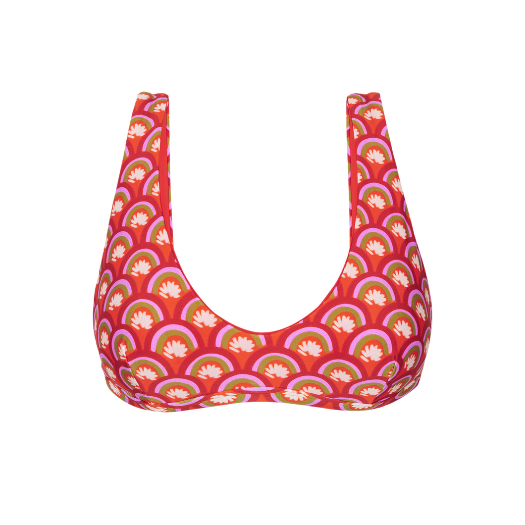 Product Front: Rio De Sol Haut Top Floral-Scales Hera