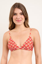 Laden Sie das Bild in den Galerie-Viewer, Gallery: Rio De Sol Haut Top Floral-Scales Tri-Fixo
