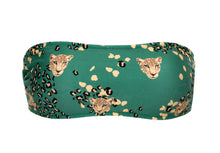 Carica l&#39;immagine nel visualizzatore di Gallery, Product Front: Rio De Sol Haut Top Roar-Green Bandeau-Reto
