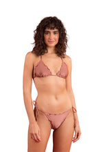 Charger l&#39;image dans la galerie, Model Front: Rio De Sol Haut Top Shimmer-Copper Frufru
