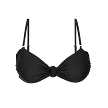 Laden Sie das Bild in den Galerie-Viewer, Product Front: Rio De Sol Haut Top Touch-Black Bandeau-Joy
