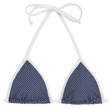 Laden Sie das Bild in den Galerie-Viewer, Product Front: Rio De Sol Haut Top Tri Micro Poa White
