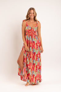 Sea-Bloom Long Dress Chiara