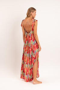 Sea-Bloom Long Dress Chiara