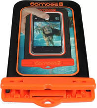 Carica l&#39;immagine nel visualizzatore di Gallery, Model Back: Seawag Sac De Plage Seawag Black &amp; Orange Waterproof Case 5.7
