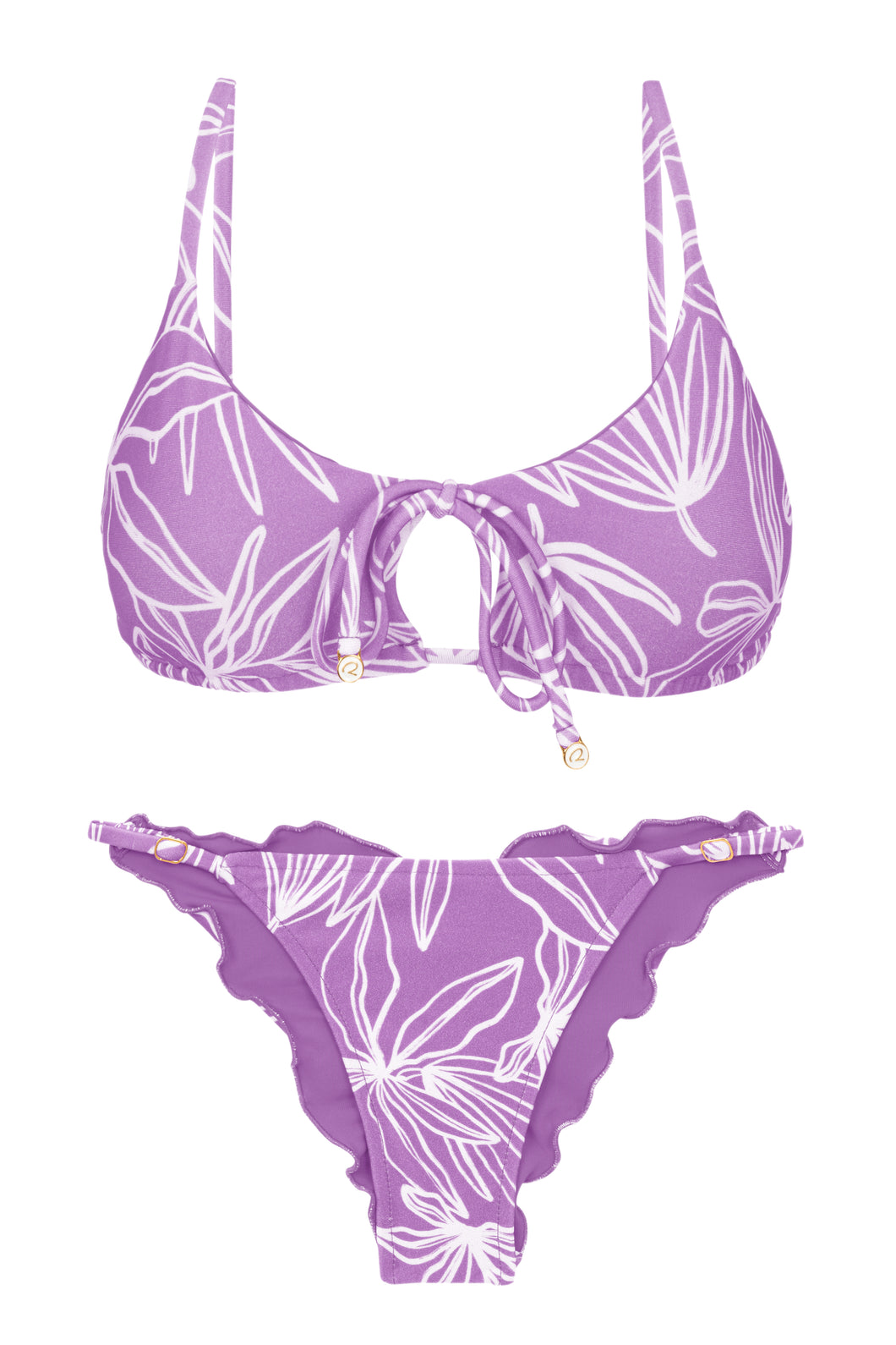 Ipanema Trail-Lila Tank-Krawatten-Set