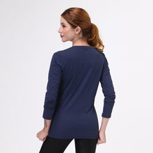 Laden Sie das Bild in den Galerie-Viewer, Sport Fit Damen ML Marinho UPF50+
