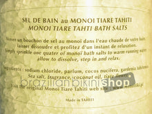 Charger l&#39;image dans la galerie, Product Back: Tiki Solaire Tiki Sel De Bain Tiare 125 Gr
