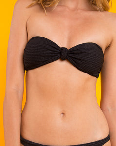 Top Bora-Schwarzes Bandeau-Joy