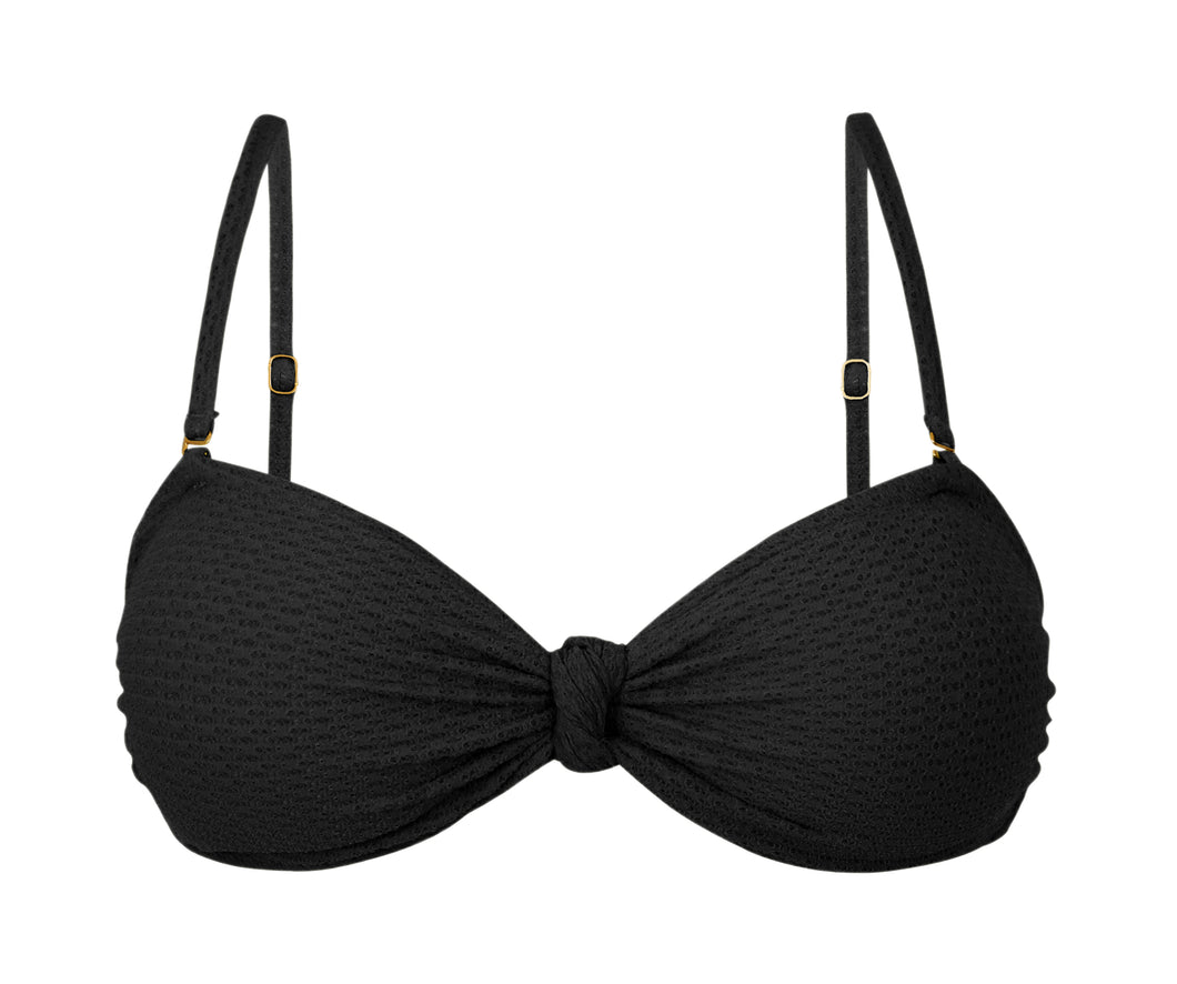 Top Bora-Schwarzes Bandeau-Joy