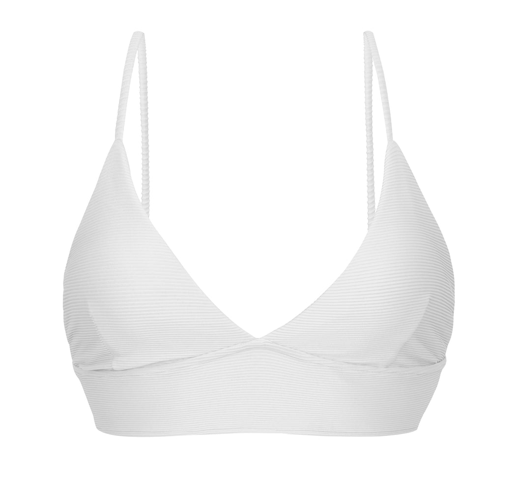 Top Cotele-Branco Tri-Tank