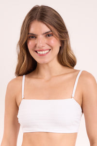 Top Memphis-White Bandeau-Reto