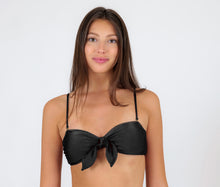 Laden Sie das Bild in den Galerie-Viewer, Top Shimmer-Black Bandeau-Nr
