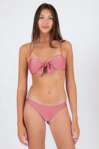 Top Shimmer-Confetti Bandeau-Knoten