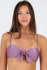 Shimmer-Harmonia Bandeau-Knoten-Top