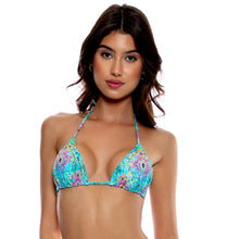 Laden Sie das Bild in den Galerie-Viewer, Top Wavy Ruched Aqua
