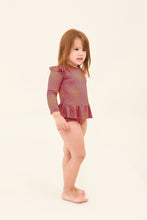 Charger l&#39;image dans la galerie, Image 02: Uv Line Maillot De Bain Bébé Baby Shine Malva Up50+
