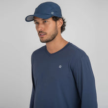 Charger l&#39;image dans la galerie, Model Front: Uv Line Casquette Cap New Fit Marinho Upf50+
