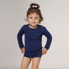 Laden Sie das Bild in den Galerie-Viewer, Image 02: Uv Line T-Shirt Longsleeve Baby Marinho Upf50+
