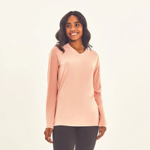 Charger l&#39;image dans la galerie, Model Front: Uv Line T-Shirt Longsleeve Sport Fit Solar Rose Upf50+
