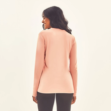 Charger l&#39;image dans la galerie, Model Back: Uv Line T-Shirt Longsleeve Sport Fit Solar Rose Upf50+
