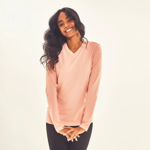 Image 04: Uv Line T-Shirt Longsleeve Sport Fit Solar Rose Upf50+