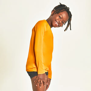 Image 02: Uv Line T-Shirt Longsleeve Uprpo Inf Amarelo Queimado Upf50+