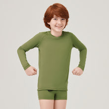 Laden Sie das Bild in den Galerie-Viewer, Image 02: Uv Line T-Shirt Longsleeve Uvrpo Inf Verde Militar Upf50+
