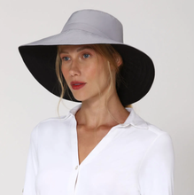 Laden Sie das Bild in den Galerie-Viewer, Image 02: Uv Line Chapeau Souple/Capeline San Diego Cinza Preto Upf50+
