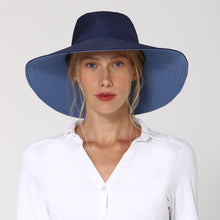 Charger l&#39;image dans la galerie, Model Front: Uv Line Chapeau Souple/Capeline San Diego Marinho Oceano Upf50+
