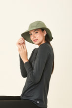 Charger l&#39;image dans la galerie, Image 02: Uv Line Chapeau Souple/Capeline San Remo Militar Preto Upf50+
