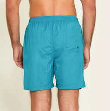 Charger l&#39;image dans la galerie, Model Back: Uv Line Bermuda / Short Pour Homme Short Lucca Petroleo Upf50+
