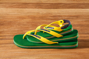 Havaianas Brasil Logo Grün