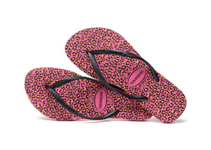 Havaianas Slim Animals Shocking Pink