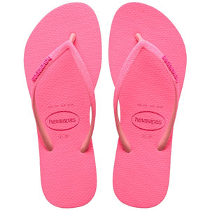 Havaianas Slim Glitter Neon Rosa Macaron