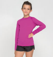 Charger l&#39;image dans la galerie, Kids FPU50+ Uvpro Long Sleeve T-Shirt Pink Uv
