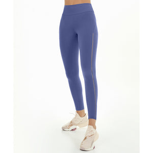 Leggings Bodytex Com Elastico Vazado Azul Moonlight