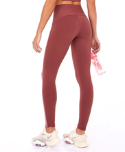 Carica l&#39;immagine nel visualizzatore di Gallery, Leggings Bodytex II Com Laser E Fusao Marrom Mahagoni
