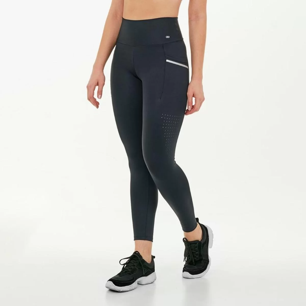 Hyper Com Laser Lateral Preto Leggings