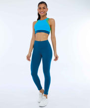 Laden Sie das Bild in den Galerie-Viewer, Legging Supplex Com Laser No Cos Verde Deep
