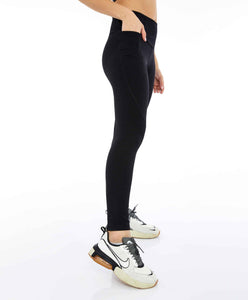 Einzigartige Recortes Preto-Leggings