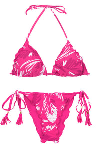 Set Pink-Palmen Frufru