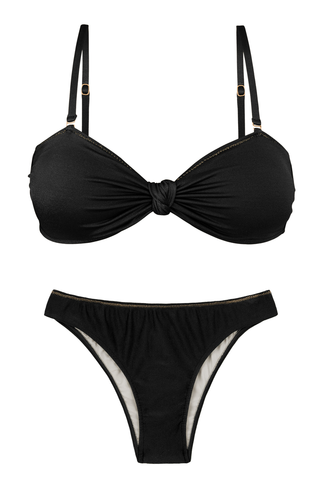 Set Shimmer-Black Bandeau-Joy Essential