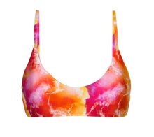 Carica l&#39;immagine nel visualizzatore di Gallery, Top Tiedye-Rotes Bralette
