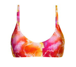 Top Tiedye-Rotes Bralette