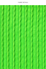 Charger l&#39;image dans la galerie, Top Wavy Ruched Que Sera Sera Neon Lime
